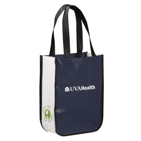 UVA Health System Small Laminated Tote - Navy
