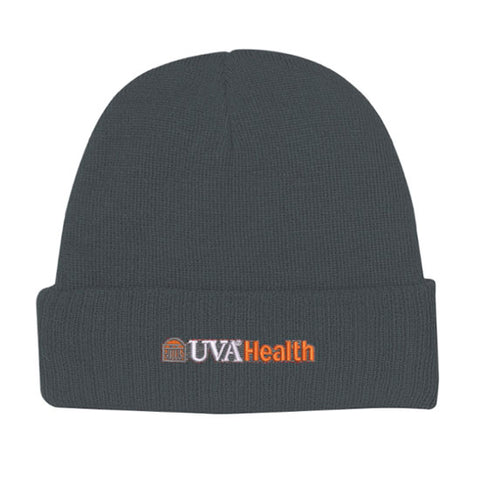 UVA Health System Knit Cuff Beanie - Grey