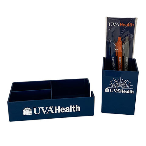 UVA Health System Small Desk Set - Navy