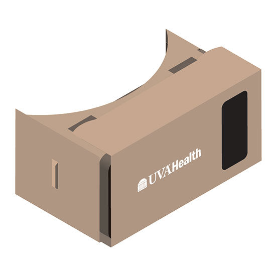 Virtual Reality Cardboard Phone Holder UVA Health Storefront