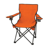UVA Health System Folding Chair with Carry Bag - Front View - Orange