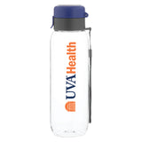 UVA Health System 27 Oz. h2go Vertex BPA Free Water Bottle - Navy Top