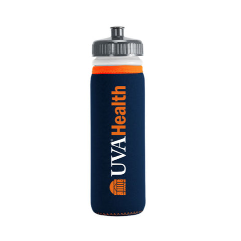 UVA Health System Sport Bottle With Neoprene Sleeve