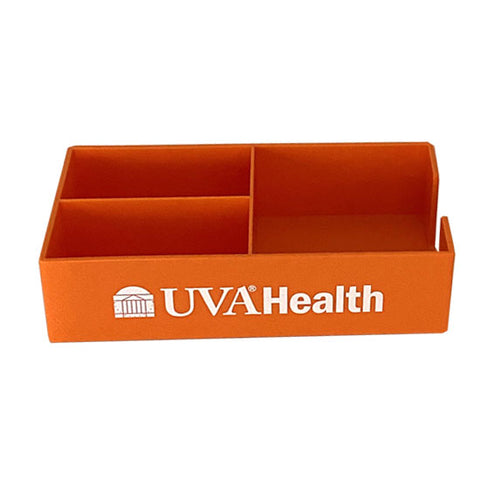 UVA Health Desk Set Tray - Orange