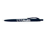 UVA Health SLEEK WRITE RUBBERIZED PEN - Navy